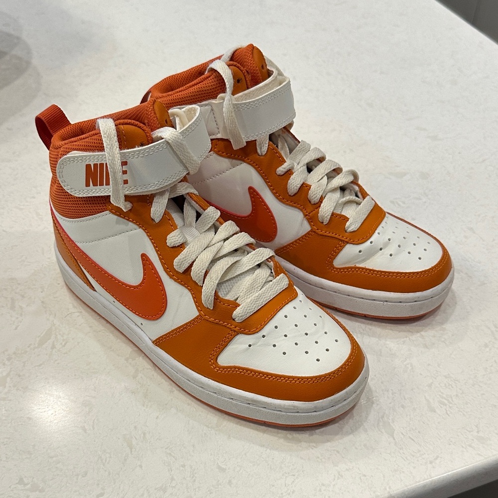 Nike Kids Sneakers - Orange and White